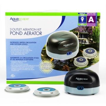 Aquascape 2-outlet Pond Aeration kit Air Pump – 75000