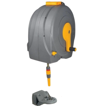 Hozelock 2496 Wall mounted 40m Fast Reel (Very easy to pull out & rewind the hose)