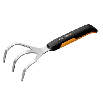 Fiskars Xact Cultivator Weeder Soil Aerator Stainless Steel SoftGrip handle 1027047