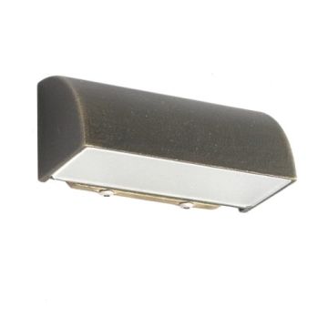 Aqualux Aged Cast Brass Wall/Steplight 24V-12V 4W LED AQL-520-AB