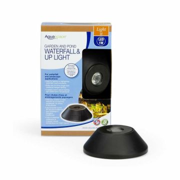 Aquascape LED Waterfall & Up Light 1-watt - ideal for use in ponds, waterfalls, gardens or the up-lighting of plants 84032