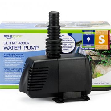 Aquascape Ultra-400 LV Low Voltage Pump for Small Ponds, 1500L/hr