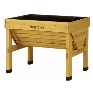 VegTrug Classic Wooden Raised Garden Bed and Planter (Natural) VTNS0361