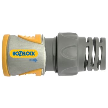 Hozelock 2040 Pro Metal Hose End Connector for 15-19mm ID garden hose