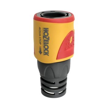 Hozelock Plus 12.5mm Hose End Connector Aqua Stop - 2055