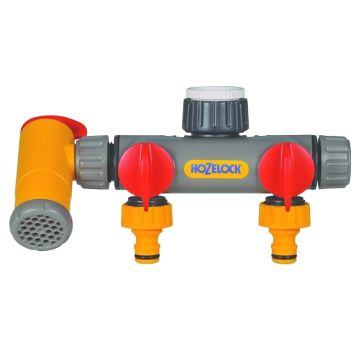 Hozelock FLOWMAX 3-Way Tap Connector - 2250