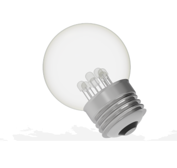 Aqualux Round Festoon Globe 0.5W 24V AC / DC E27 / 2700k Warm White / AQF-G-002-2700K