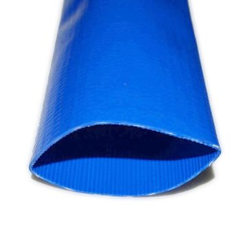 Blue Layflat Hose w/ Low Pressure Stability (LPS) 25mm Cut to Length BLF-PLBLU-0100C