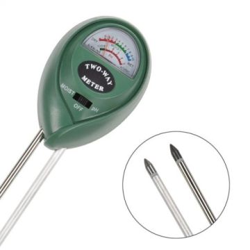Takasho 2 in 1 Soil moisture & pH meter tester for Garden beds