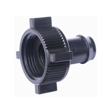 Tap & Nut (Poly) 1"BSP Female - 19mm barbed