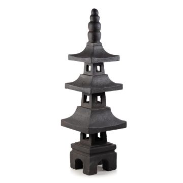 Pagoda 3 Levels Rusted Iron Finish