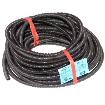 12mm Spiral Ribbed Tubing - Pond Pump Hose - 30m roll