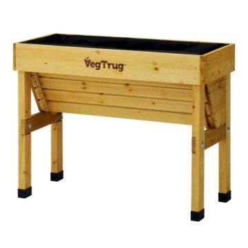 VegTrug Wallhugger Wooden Raised Garden Bed and Planter