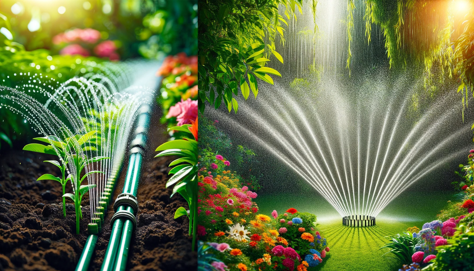 Drip Irrigation Vs. Sprinkler System