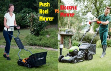Push Reel mowers Vs Electric mower