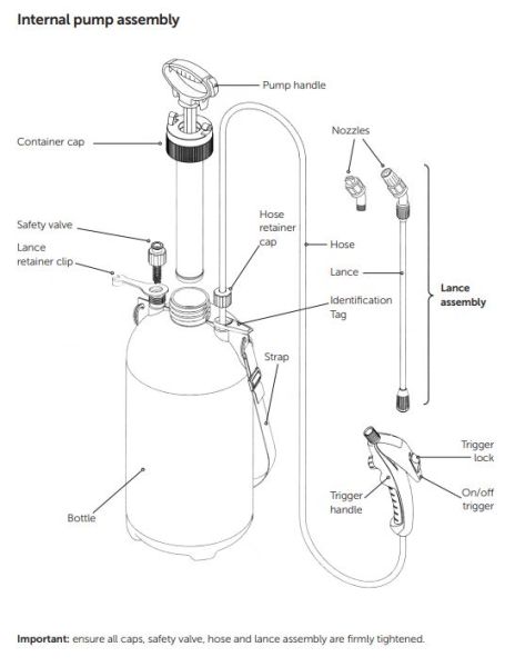 Hills Garden Pressure Sprayer 8L 100732
