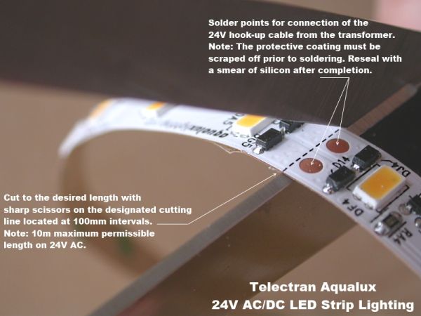 Ac led best sale strip