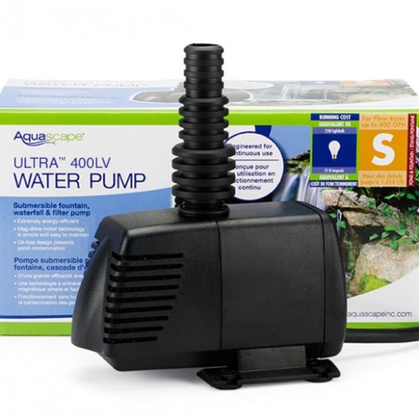 Aquascape Ultra400 Low Voltage Pump for Small Ponds, 1500L/hr