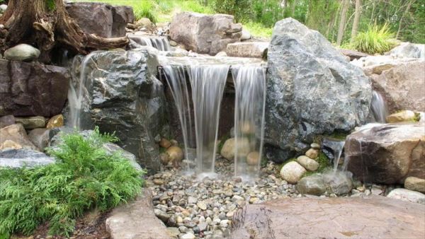 Diy Backyard Waterfall All In One Kit For Pondless Disappearing 83001 - Diy Pondless Waterfall Reservoir