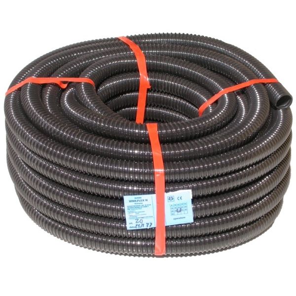 32mm Spiral Ribbed Tubing Pond Pump Hose (Vinilflex N) 25m roll