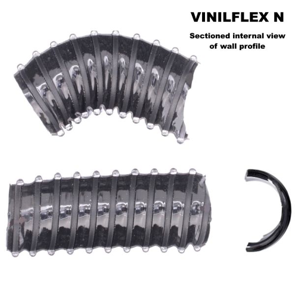 Vinilflex N 25mm Spiral Ribbed Tubing - 20m roll Pond Pump Hose 