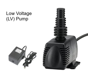 Aquascape Ultra-400 LV Low Voltage Pump for Small Ponds, 1500L/hr, Fountain, Waterfalls, and Filters, 91123LV