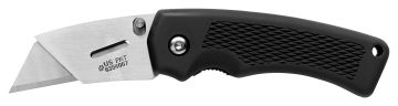Gerber Edge Tachide Black Utility Folding Knife - Black Rubber Handle 31-000668 6312024