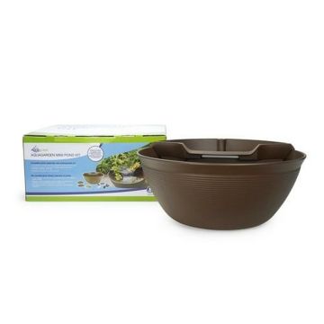  Aquascape 78325 AquaGarden Pond and Waterfall Kit Container Outdoor Table top Desktop fountain Mocha