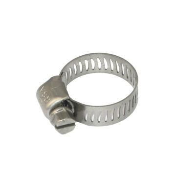 8mm x 15-27mm Full Stainless Steel Hose Clamp - GMS10