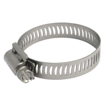 12mm x 25-51mm Full Stainless Steel Hose Clamp - GSS24