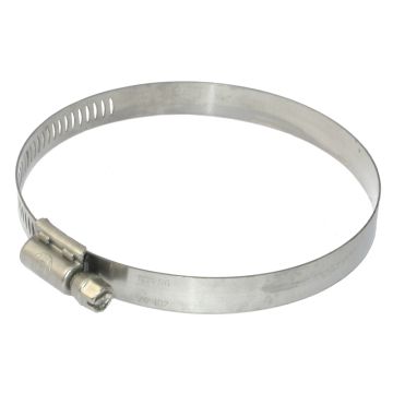12mm x 76-102mm Full Stainless Steel Hose Clamp - GSS56