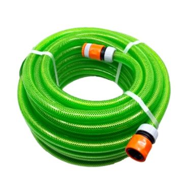 High Visibility Garden Hose Lime Green 12mm x 20m, Fitted, Australian made