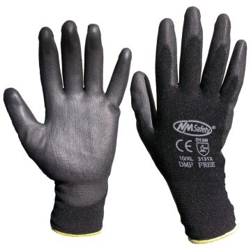 NM Safety Work & Gardening Glove Size 10/XL Black