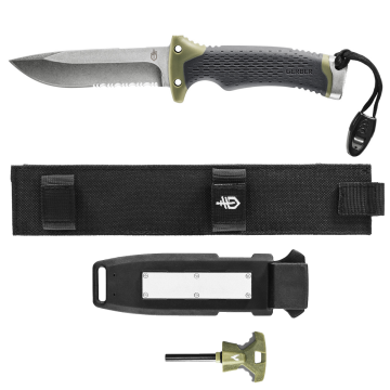 GERBER Unisex's Ultimate Survival Fixed knife, SE, FSG, GB, Black, One-Size 31-003941 6313017